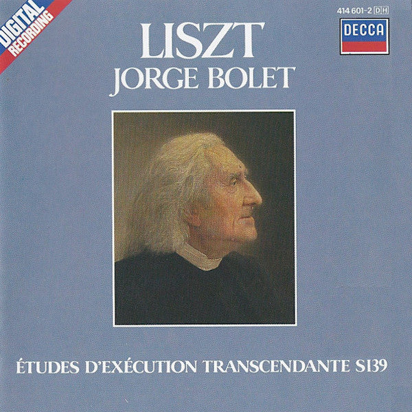 Franz Liszt | Œuvres pour piano Vol VII : Études transcendantales (avec Jorge Bolet) | Album