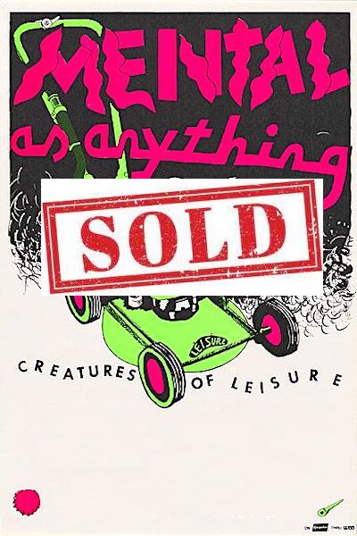 Le mental comme tout | Les créatures de loisir | Affiche