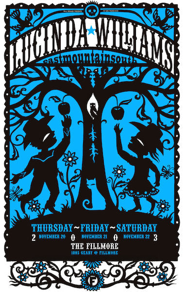 Lucinda Williams | Fillmore San Francisco | Affiche